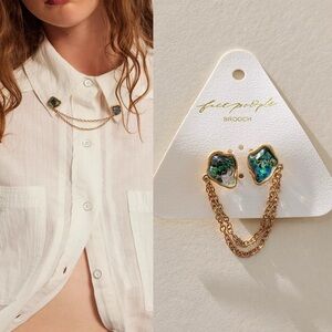 NWT- Free People Moody Medley Brooch